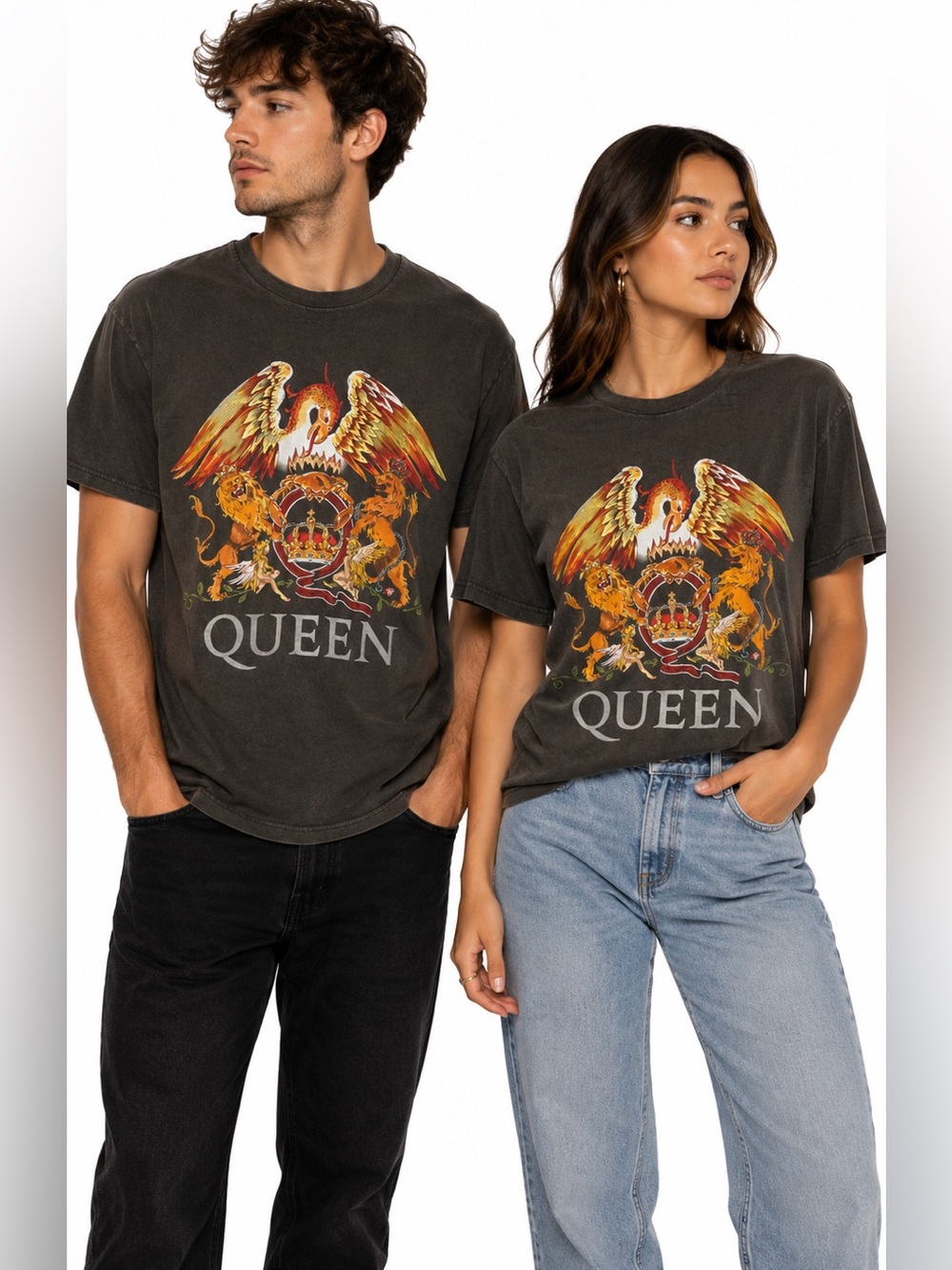 Queen Unisex T-Shirt Classic Crest NEW sz SM mens/ women’s band T shirt